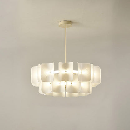 Diff White Tiered Acrylic Chandelier-DF2314