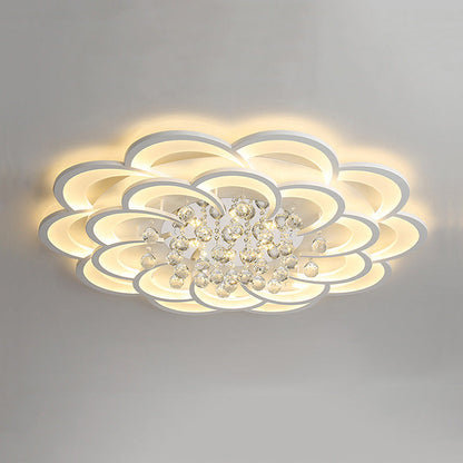 Diff Big Flower Crystal Ceiling Light-DF1078