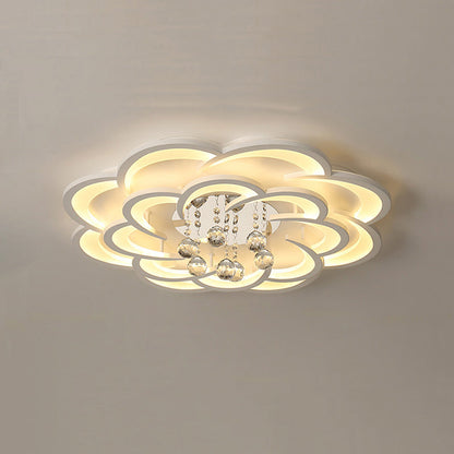 Diff Big Flower Crystal Ceiling Light-DF1078