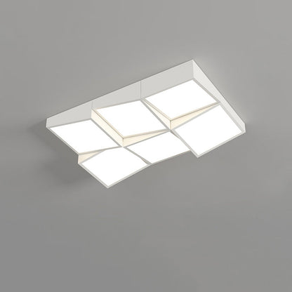 Diff Square/Scalloped Flush Mount Ceiling Light-DF1079